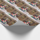 Papier Cadeau Joyeuses vacances de Noël loin de la maison Inspir (Coin)