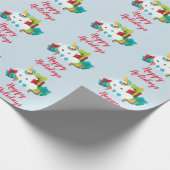 Papier Cadeau Joyeuses vacances Unicorn (Coin)