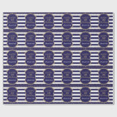 Papier Cadeau Joyeux 16e anniversaire de la Parties scintillant  (Plat)