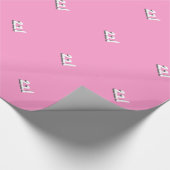 Papier Cadeau Joyeux, 21ème anniversaire, papier rose, enveloppe (Coin)