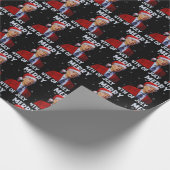 Papier Cadeau Joyeux 4 juillet Joe Biden Noël confus (Coin)