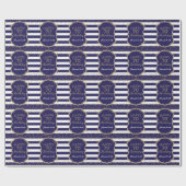 Papier Cadeau Joyeux 70e anniversaire de la Parties scintillant (Plat)