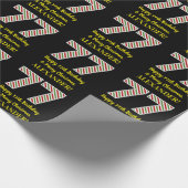 Papier Cadeau Joyeux 77e anniversaire & Joyeux Noël, Nom personn (Coin)