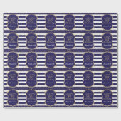 Papier Cadeau Joyeux 90e anniversaire Parties scintillant d'or e (Plat)