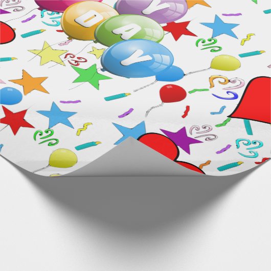 Papier Cadeau Joyeux anniversaire ! (Coin)