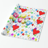 Papier Cadeau Joyeux anniversaire ! (Déroulé)