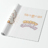 Papier Cadeau Joyeux anniversaire (Déroulé)