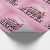 Papier Cadeau Joyeux anniversaire (Coin)