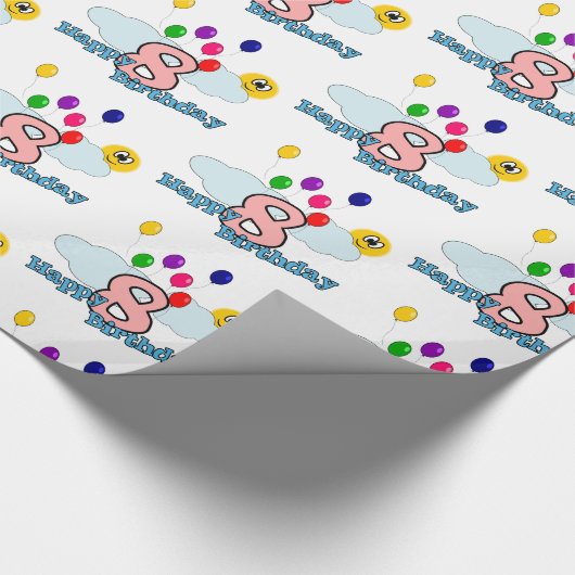 Papier Cadeau Joyeux anniversaire (Coin)