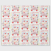 Papier Cadeau Joyeux Anniversaire (Plat)