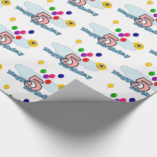 Papier Cadeau Joyeux anniversaire (Coin)