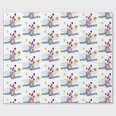 Papier Cadeau Joyeux anniversaire (Plat)