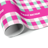 Papier Cadeau Joyeux Anniversaire (Coin rond)