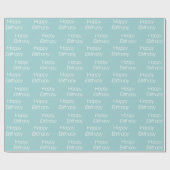 Papier Cadeau Joyeux anniversaire (Plat)