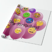 Papier Cadeau Joyeux anniversaire (Déroulé)