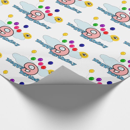 Papier Cadeau Joyeux anniversaire (Coin)