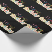 Papier Cadeau Joyeux anniversaire (Coin)