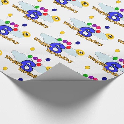 Papier Cadeau Joyeux anniversaire (Coin)