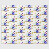 Papier Cadeau Joyeux anniversaire (Plat)