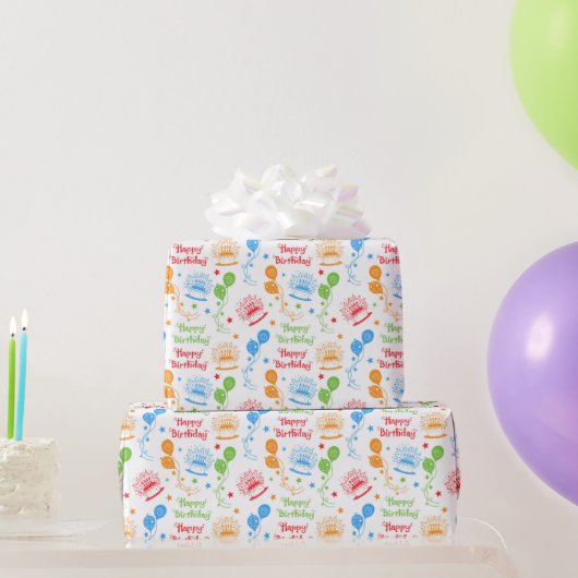 Papier Cadeau Joyeux Anniversaire (Cadeaux de fête)