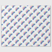 Papier Cadeau Joyeux anniversaire (Plat)