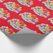 Papier Cadeau Joyeux anniversaire (Coin)
