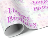 Papier Cadeau Joyeux anniversaire ! ! (Coin rond)