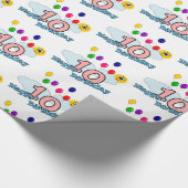 Papier Cadeau Joyeux anniversaire (Coin)