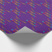 Papier Cadeau Joyeux anniversaire (Coin)