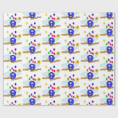 Papier Cadeau Joyeux anniversaire (Plat)