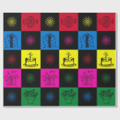 Papier Cadeau Joyeux anniversaire (Plat)