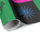 Papier Cadeau Joyeux anniversaire (Coin rond)