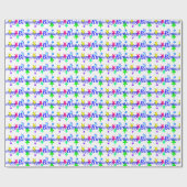 Papier Cadeau Joyeux anniversaire (Plat)