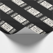 Papier Cadeau Joyeux anniversaire, ami, enveloppe de cadeau (Coin)