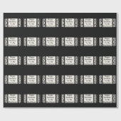 Papier Cadeau Joyeux anniversaire, ami, enveloppe de cadeau (Plat)