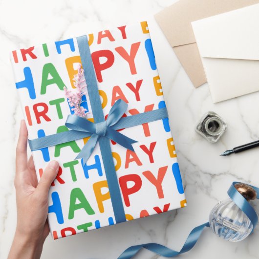 Papier Cadeau Joyeux Anniversaire Amusant (Cadeaux)