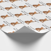 Papier Cadeau Joyeux anniversaire Bengale Chat (Coin)