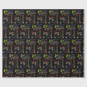 Papier Cadeau Joyeux Anniversaire Cadeau Enveloppement Papier Mi (Plat)