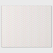 Papier Cadeau Joyeux anniversaire de ballon coloré (Plat)