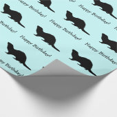 Papier Cadeau Joyeux anniversaire de furet (Coin)