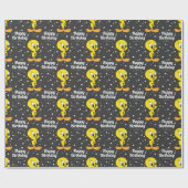 Papier Cadeau Joyeux anniversaire de LOONEY TUNES™ TWEETY™ (Plat)