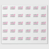 Papier Cadeau Joyeux Anniversaire de papa (Plat)