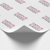 Papier Cadeau Joyeux Anniversaire de papa (Coin)