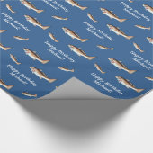 Papier Cadeau Joyeux anniversaire de rougets communs (Coin)