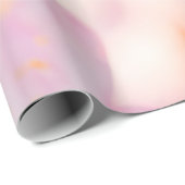 Papier Cadeau Joyeux Anniversaire Des Fleurs De Cerisiers De Sak (Coin rond)