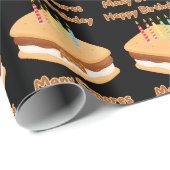 Papier Cadeau Joyeux Anniversaire Et Beaucoup De S'mores Envelop (Coin rond)