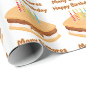 Papier Cadeau Joyeux Anniversaire Et Beaucoup De S'mores Envelop (Coin rond)