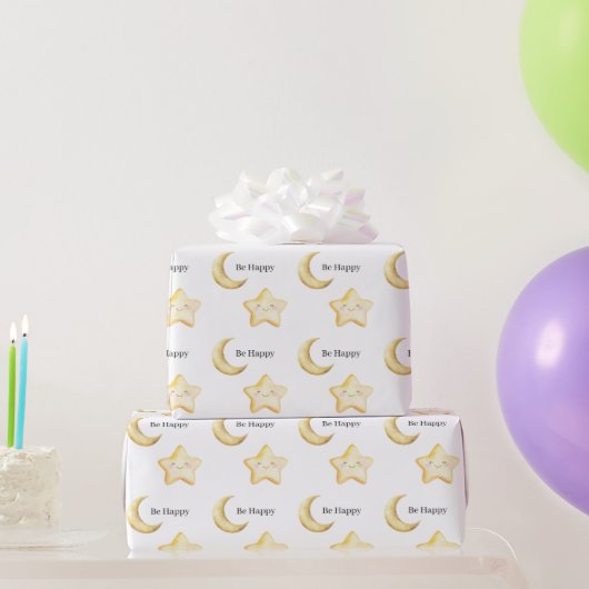 Papier Cadeau Joyeux Anniversaire Étoile (Cadeaux de fête)