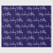 Papier Cadeau Joyeux anniversaire frémissant (Plat)