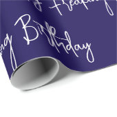 Papier Cadeau Joyeux anniversaire frémissant (Coin rond)